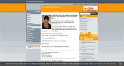 Desktop Screenshot of cdu-schopfheim.de