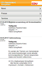 Mobile Screenshot of cdu-schopfheim.de