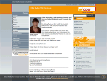 Tablet Screenshot of cdu-schopfheim.de